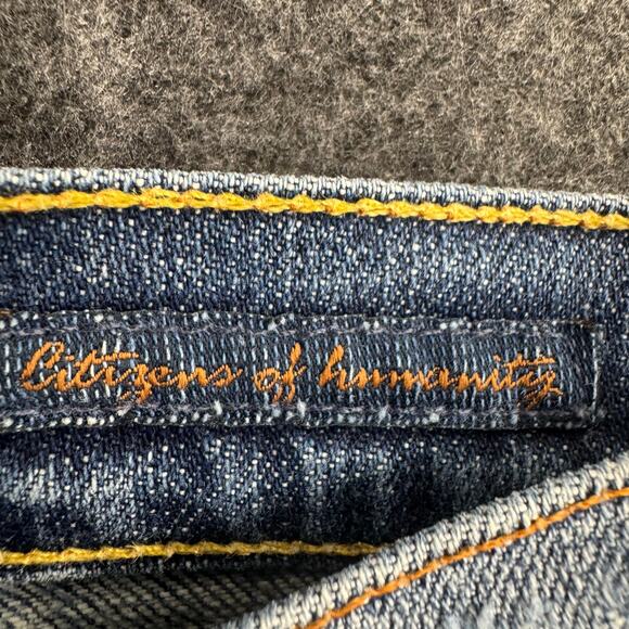 CITIZENS OF HUMANITY Blue‎ Denim Jeans Womens 28 Boho #111 Bootcut Low-Rise - Picture 4 of 10